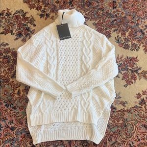 Oversized turtle neck sweater